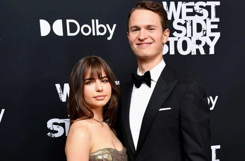 Ansel Elgort ‘West Side Story’nin galasına sevgilisi Violetta Komyshan ile katıldı