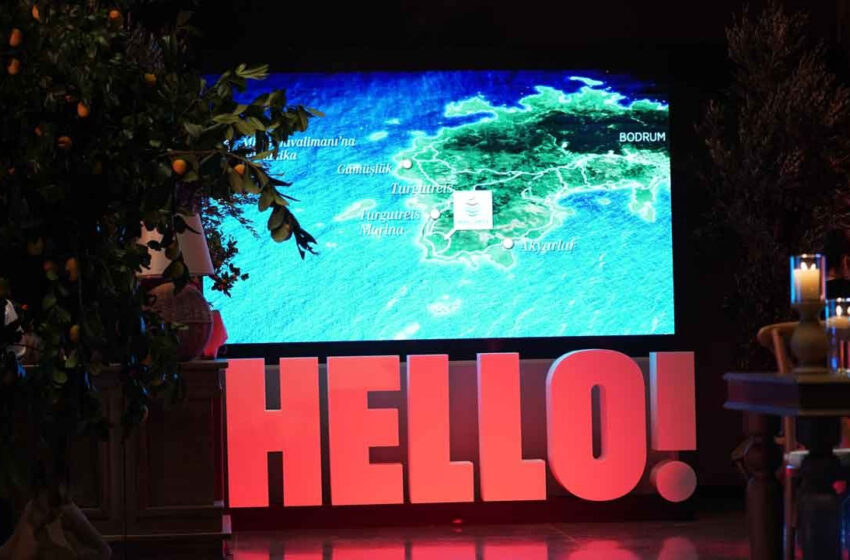 Bodrum’un ‘Mavi Arya’sı, HELLO!’nun özel davetiyle duyuruldu