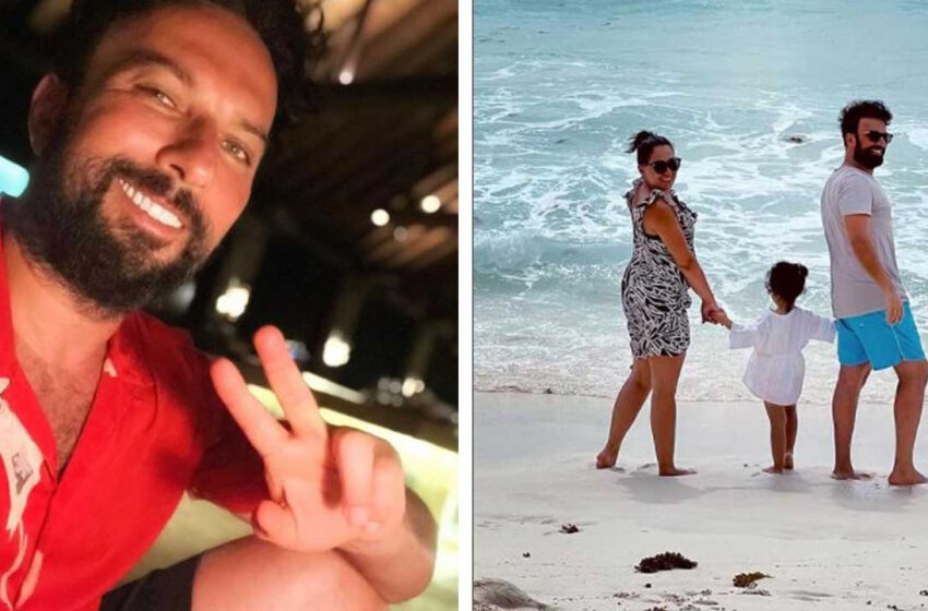 Tarkan’dan tatil pozu: Megastar eşi ve kızıyla tatile çıktı