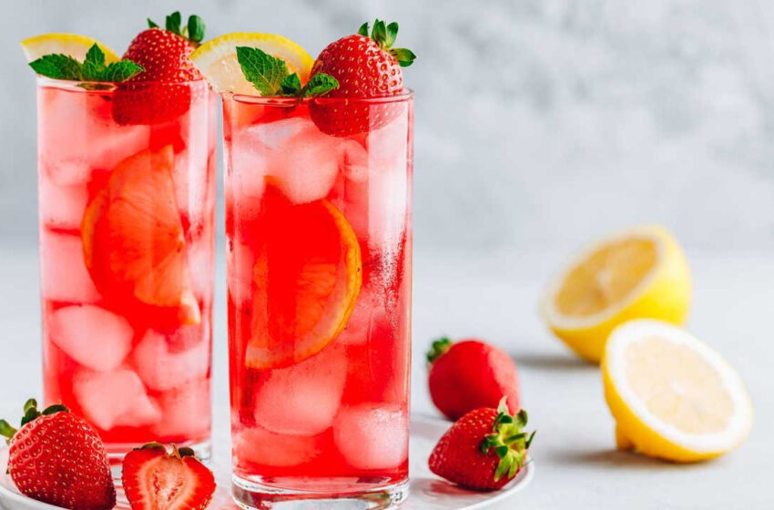 Çilekli limonata tarifi nasıl yapılır?