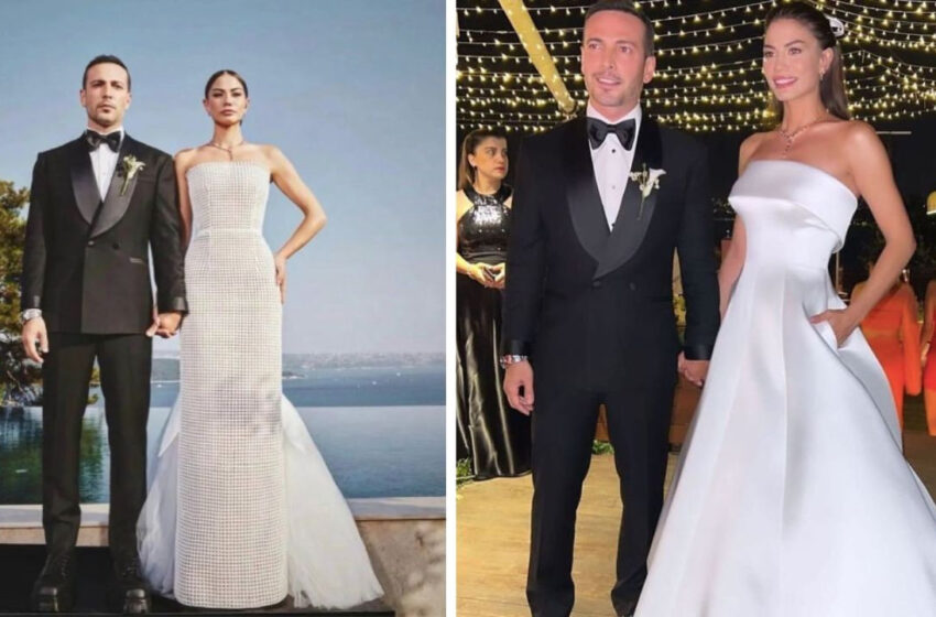 Beklenen düğün gerçekleşti! Demet Özdemir ile Oğuzhan Koç evlendi