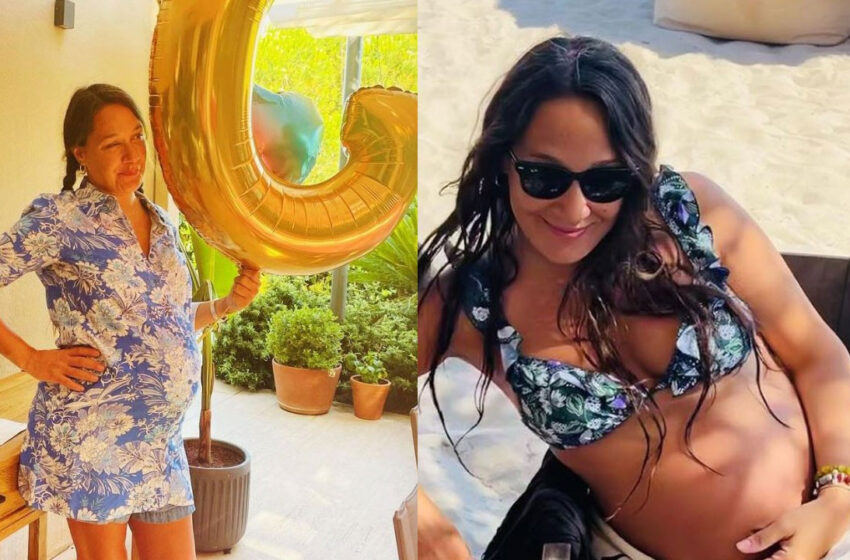 Hamileliğinin 9. ayına giren Gupse Özay’dan yeni poz