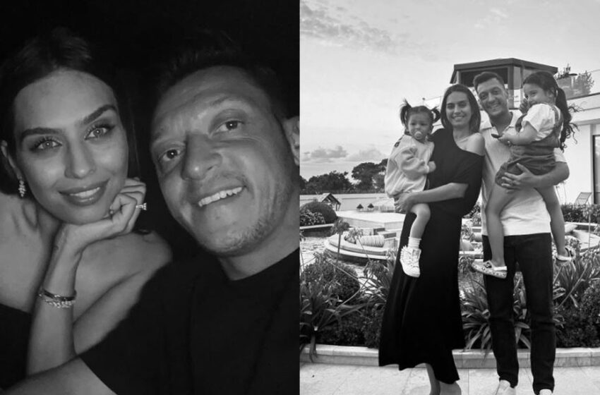 Amine Gülşe’den eşi Mesut Özil’in doğum gününde romantik kutlama: “Seneler uçup gidiyor senle…”