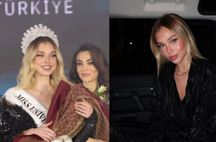 ‘Miss Universe Türkiye’ güzellik yarışmasını Ayliz Duman kazandı