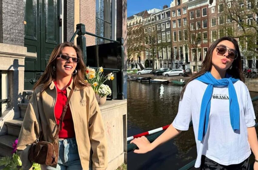 Sıla Türkoğlu’nun Amsterdam pozları beğeni topladı