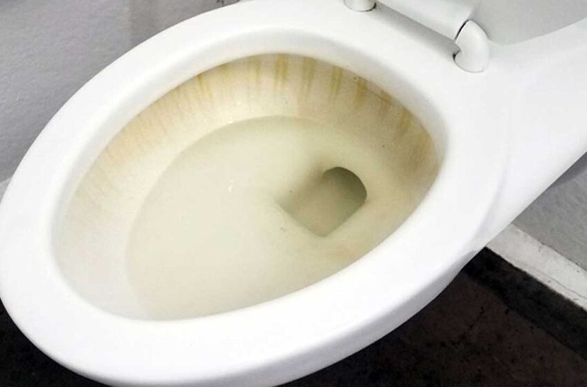 Tam tembel işi: Sadece 2 malzeme ile sararmış klozet bembeyaz oluyor