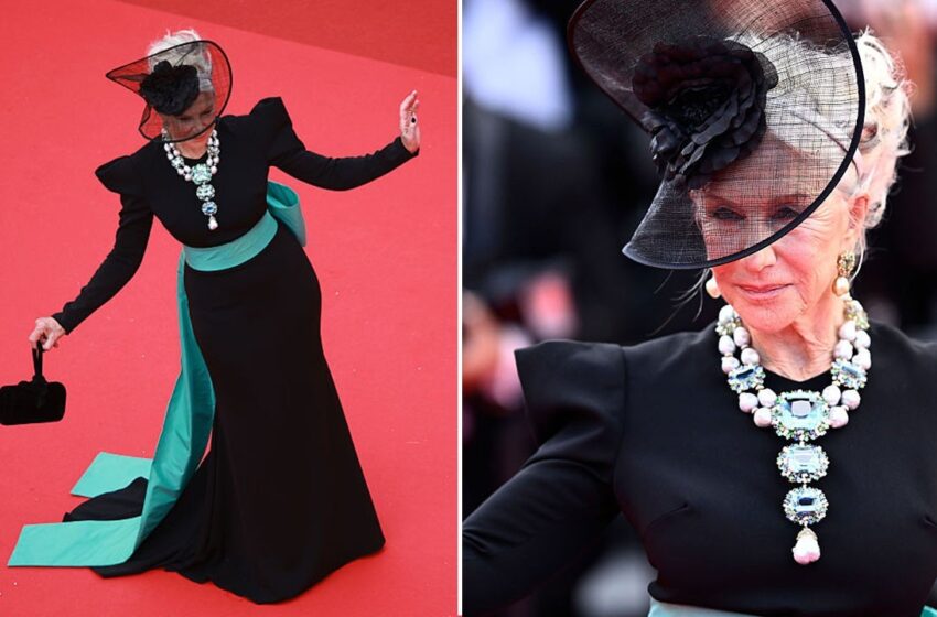 Helen Mirren, 400 karatlık kolyesiyle Cannes Film Festivali’nde!