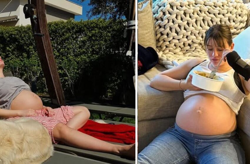 Gizem Karaca’dan hamilelik pozları