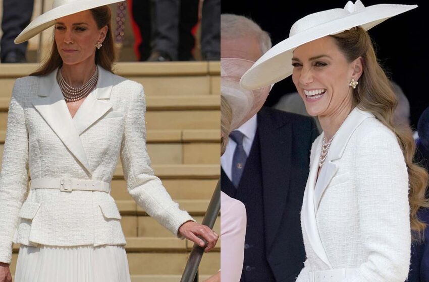  Kuğu gibi! Kate Middleton, 2 yıl sonra Garter Nişanı törenine katıldı